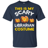 This is My Scary Librarian Costume Halloween shirt_Black