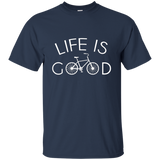 Life Is Good With Bicycle T-shirt