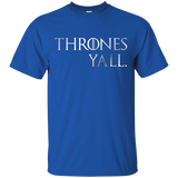 Thrones Y'all Novelty T-Shirt_Black