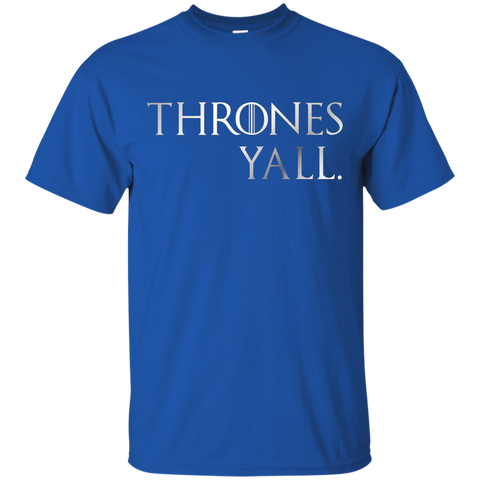 Thrones Y'all Novelty T-Shirt_Black