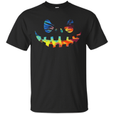 Tie Dye Pumpkin Face T Shirt Jack O Lantern Halloween_black