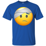 Hospital Emoji T-shirt Sick Vomit Fever Injured Bandage Aid_black=