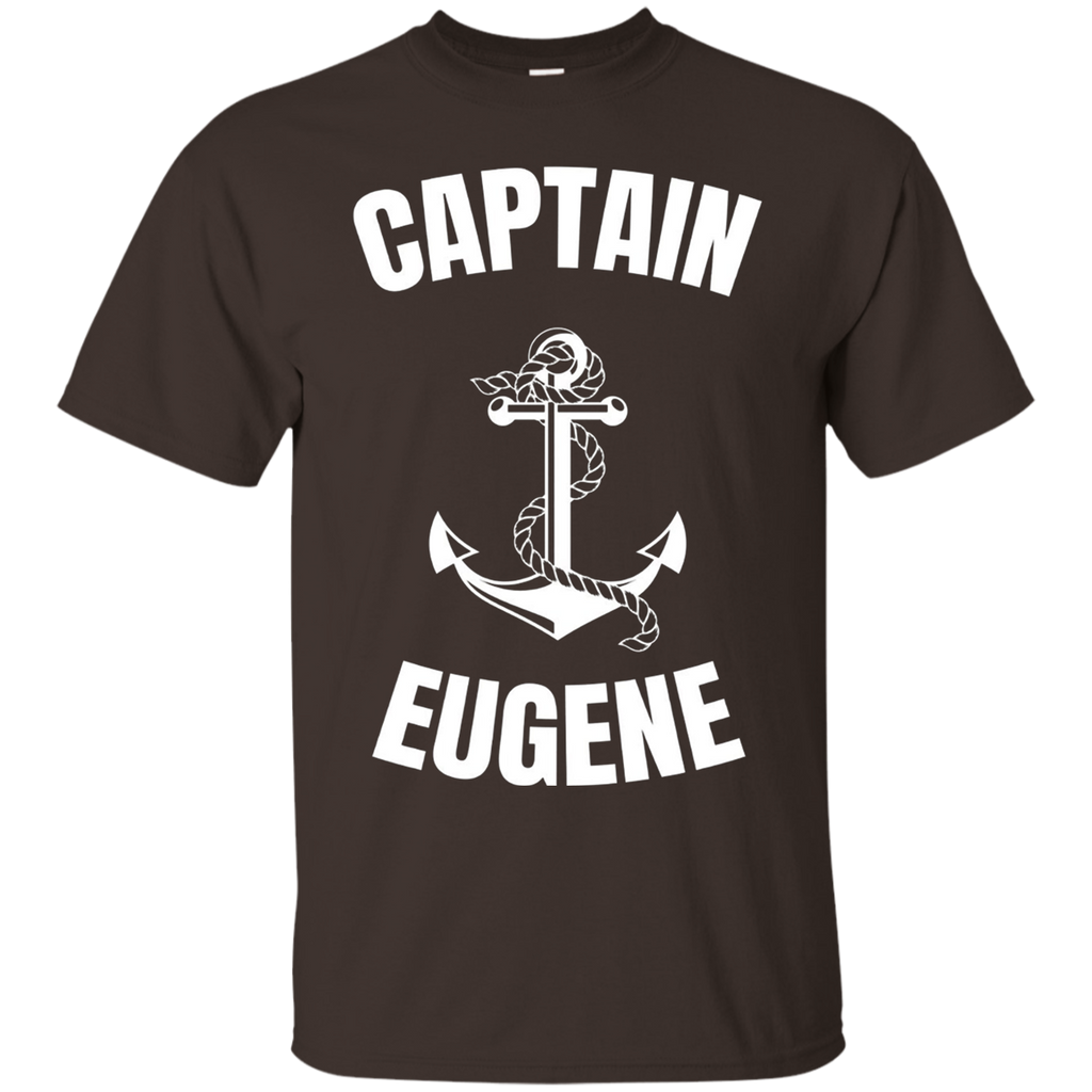 Captain Eugene T-shirt Personalized Boat Captain Shirt_black=