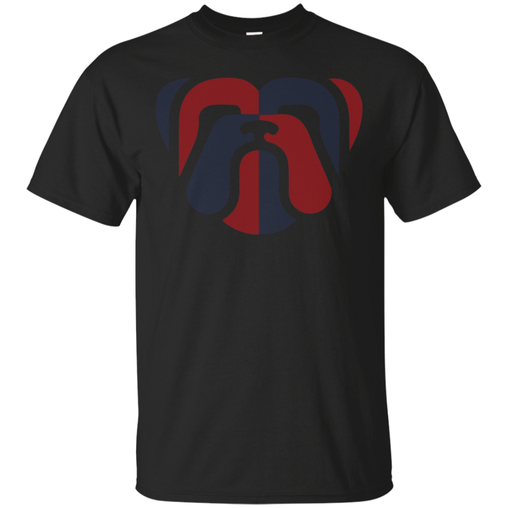 Patriotic English Bulldog funny Tshirt_Black