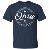 Ohio T-Shirt, US State Travel Vacation Shirts OH USA Tees_Black