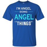 I'm Angel Doing Angel Things Funny First Name T-shirt_black=