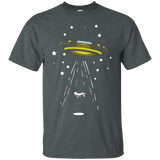 Mythical Alien Flying Saucer TShirt Evidence Paranormal_Black