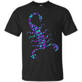 Edm Electronic Dance Techno Neon Scorpion Rave T-shirt_black=