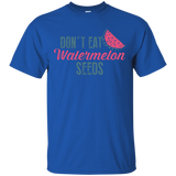 Womens Don't Eat Watermelon Seeds Funny Maternity Gift Shirt_Black