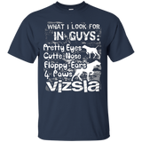 Vizsla Shirt - Love Vizsla Dog T Shirts_black=