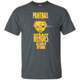 Paintball Heroes are Born in September Bday Tshirt Tee_Black