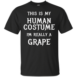 I'm Really A Grape Halloween Costume Shirt Easy Funny Top