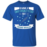 Easily Distracted Sperm Whale T-shirt_black=