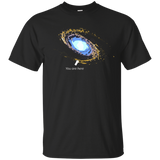 Milky Way Galaxy T-Shirt You Are Here Astronomy Shirt_Black