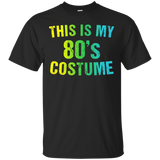 80s Costume Halloween Shirt 1980s Party For Men Women Girls_black=