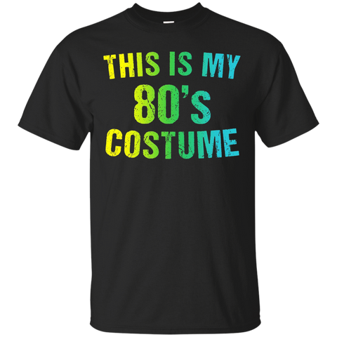 80s Costume Halloween Shirt 1980s Party For Men Women Girls_black=