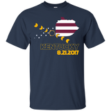 Total Solar Eclipse Across Kentucky USA T-shirt_Black