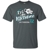 It's My Birthday I'm Turning 12 T-shirt 12th Astronaut Kids