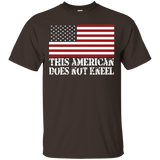 I Don't Kneel During The Anthem Usa Flag Tee Shirts_black