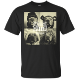 Straight Outta Rescue Pit Bull Shirt_black