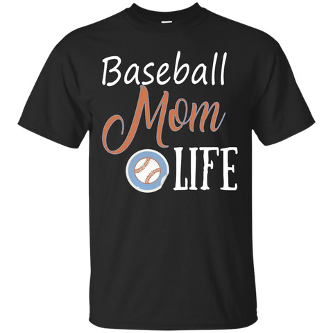 #baseball Mom Life Funny T Shirt_black