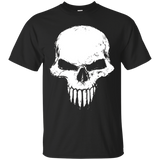 Sinister Skull With Long Teeth Tshirt_black=