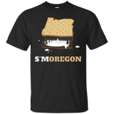 Oregon Outdoor Camping shirt with Smores_Black