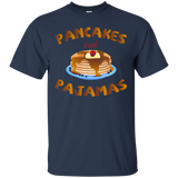 Pancakes And Pajamas Syrup Traditional Breakfast Tee_Black