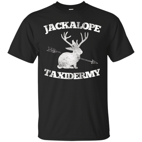 Vintage Jackalope Taxidermy T-shirt_Black