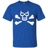 Lucha Libre Blue Mask Cross Bones Mexican Wrestler