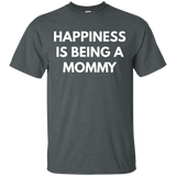 Womens Happiness is Being a Mommy t-shirt_Black