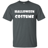 Silly Humor Last Minute Halloween Costume T-Shirt_Black