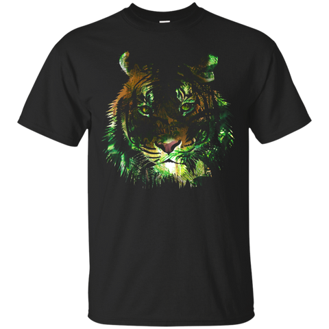 Tiger Jungle Cat T-shirt_Black