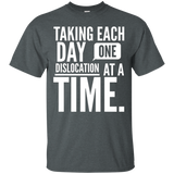 One Dislocation at a Time- Funny EDS Shirt_Black