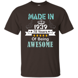 Made In 1939 Shirt, 78 Years Of Being Awesome T- Shirt