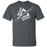 Silent Entry Archery Broadhead Bowhunting T-Shirt_Black