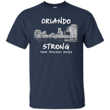 Orlando Florida Strong Resilient United Love T Shirt_Black