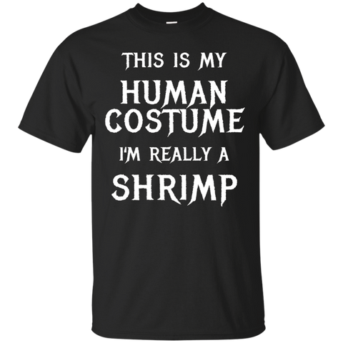 I'm Really A Shrimp Halloween Costume Shirt Easy Funny