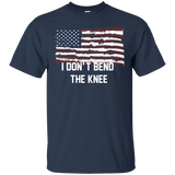 I Don't Bend The Knee - National Anthem T-shirt_black