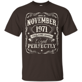 Legends Were Born In November 1971 Shirt 46th Birthday Gift