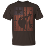 American Usa Flag Bowlers Shirt Bowling Pin And Ball Tee_black=