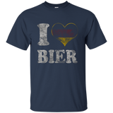Oktoberfest I Heart German Bier Germany Shirt_Black