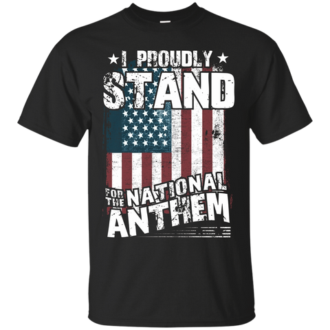 I Stand For The National Anthem Shirt - National Anthem Gift_black