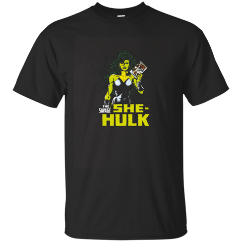 She-Hulk Comic Graphic T-Shirt_Asphalt