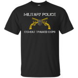 Military Police Combat Trained Cops Tshirt_Black