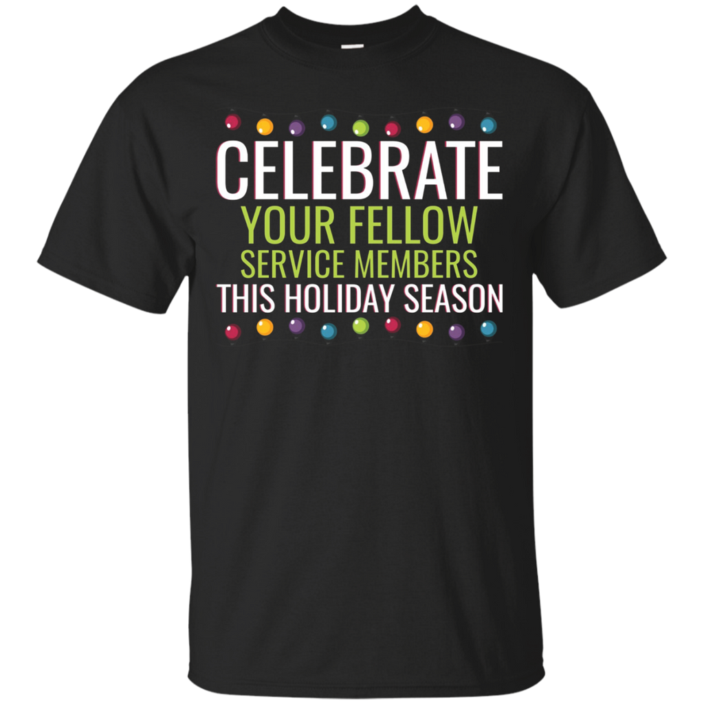 Celebrate Your Service Members This Holiday Season Apparel_black
