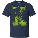 Halloween Letter K Texture Spidersilk Neon T-shirt_black=