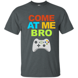 The COME AT ME BRO Controller video game t-shirt_Navy