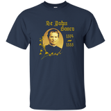 Saint John Bosco T-Shirt Catholic Saints_Navy