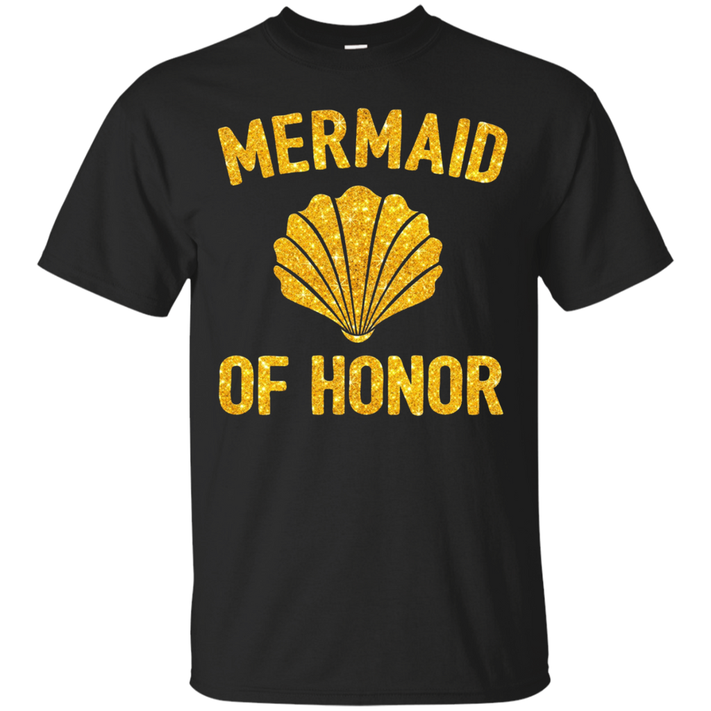 Mermaid Of Honor T-Shirt_Black